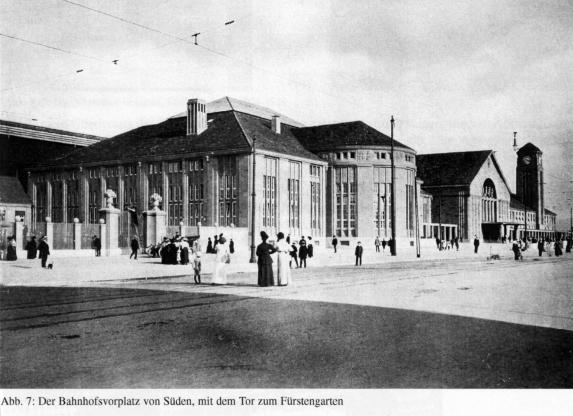 Der neue Badische Bahnhof in Basel im Jahr 1913